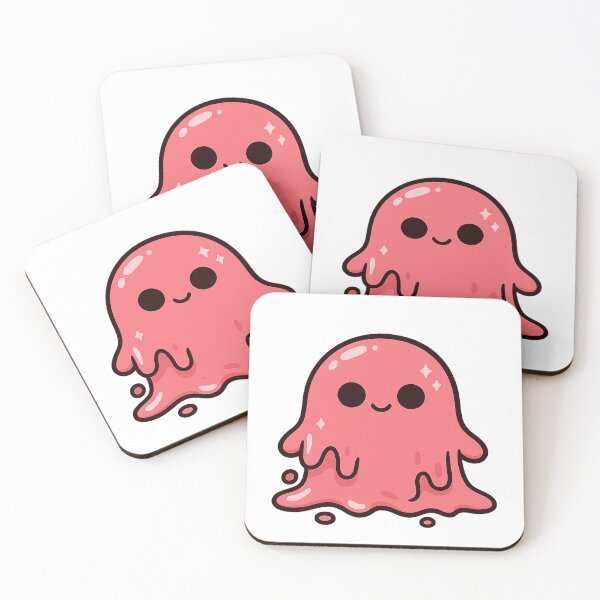 Item preview, Kawaii Red Blob – Cute Gooey Monster  designed and sold by TheRealJoshD.