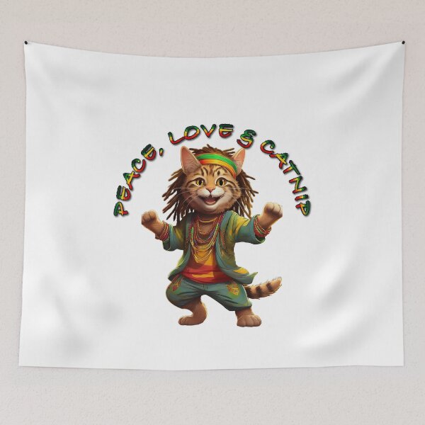 Item preview, Rasta Cat Soul designed and sold by Digidelico.