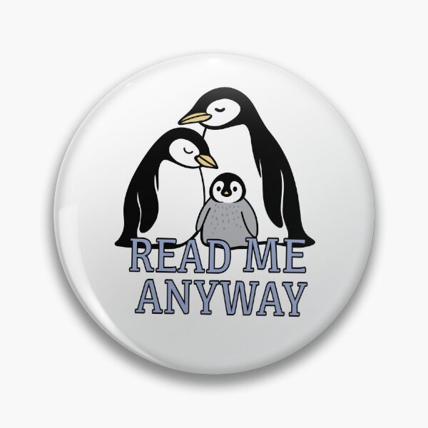 Item preview, Read Me Anyway (penguins) | Banned Books Sticker designed and sold by EnchantedGremlinLoot.
