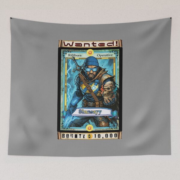 Aperçu de l'œuvre Recherché - Sinnsayy, Agent Né du Rift - Bounty TCG créée et vendue par Rogue Wizard.