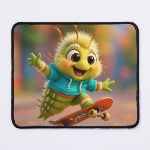 Item preview, Skater Tussock Moth Caterpillar designed and sold by Sillytoe.