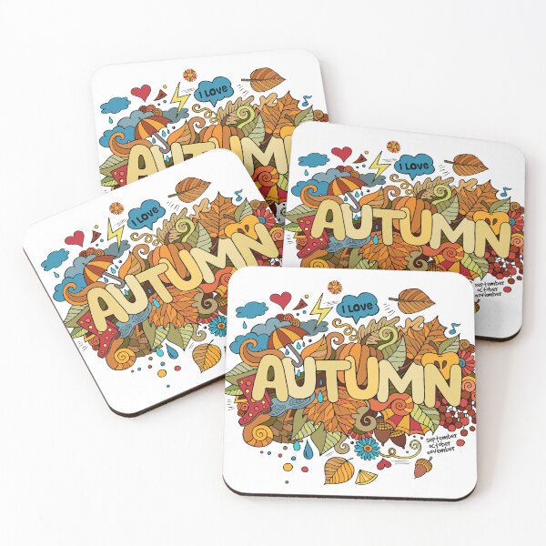 Item preview, I Love Autumn – Cozy Fall Season Leaves, Pumpkins & Nature Design designed and sold by StudioWhitworth.