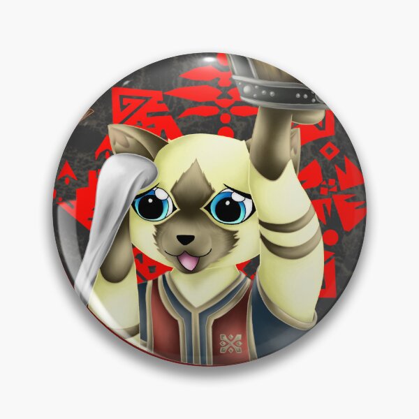 Item preview, Two Choices MH Palico designed and sold by DemonicMnMs.