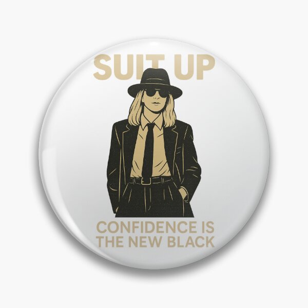 Item preview, Suit Up: Confidence Is the New Black designed and sold by Ordinarytees.