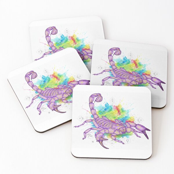 Item preview, Scorpion Watercolor Color designed and sold by AlquimiaSolar.