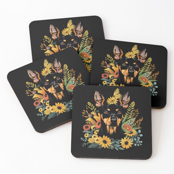 Item preview, Funny German Pinscher Floral Colorful Mom Dad Kids designed and sold by rafaeltto.