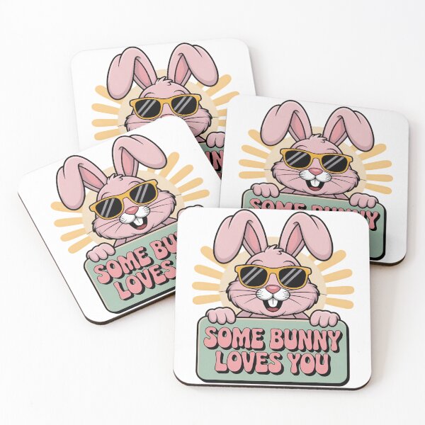 Item preview, Some Bunny Loves You | Cute Easter Bunny Design | Wholesome Spring Quote | Adorable Animal Artwork designed and sold by PaintedPixels01.