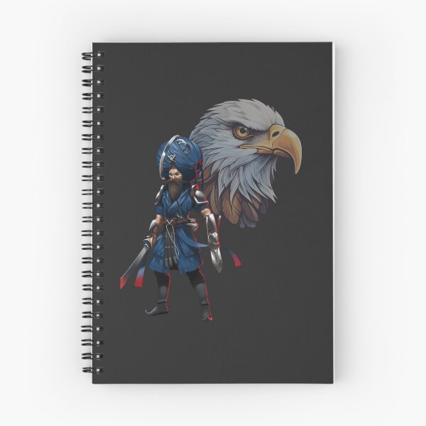 Item preview, Warrior Singh with Eagle Spirit Design designed and sold by AkaalPrints.