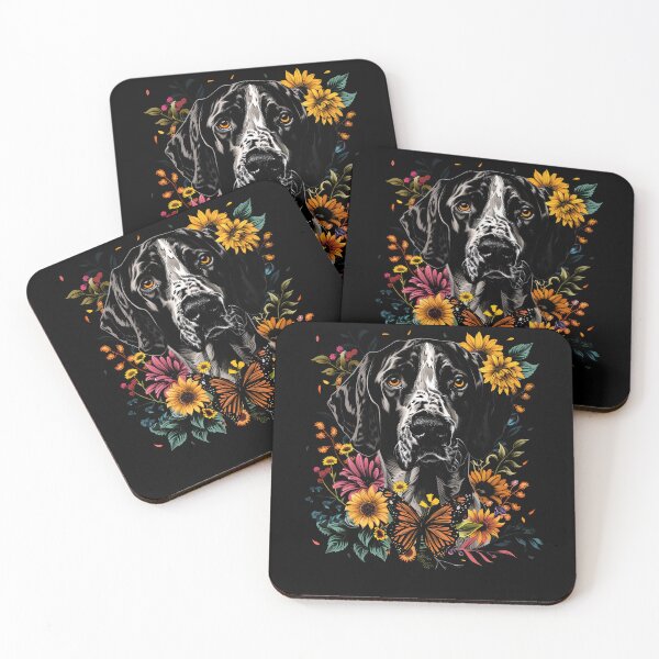 Item preview, Funny German Shorthaired Pointer Floral Colorful Mom Dad Kids designed and sold by rafaeltto.