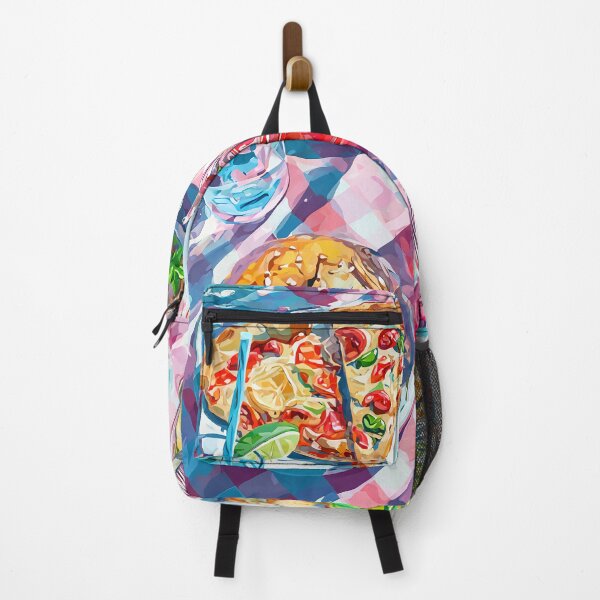 Item preview, Vibrant Summer Picnic – Colorful Food Art with Burgers, Pizza & Lemon Drinks designed and sold by Grafititee.