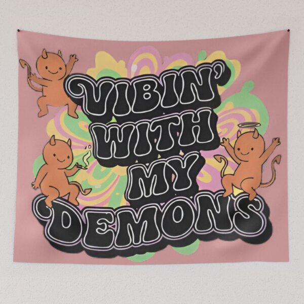 Item preview, Vibin' With My Demons designed and sold by Charisma Enigma.