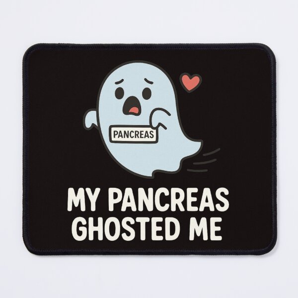 Item preview, My Pancreas Ghosted Me – Funny Diabetes Awareness Ghost Cartoon designed and sold by FrameFlow.