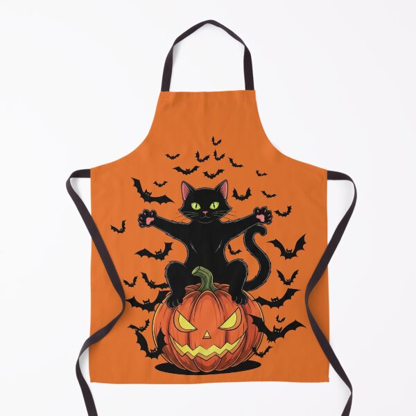 Item preview, Witchy Black Cat & Pumpkin – Halloween Magic designed and sold by RickGoulet.