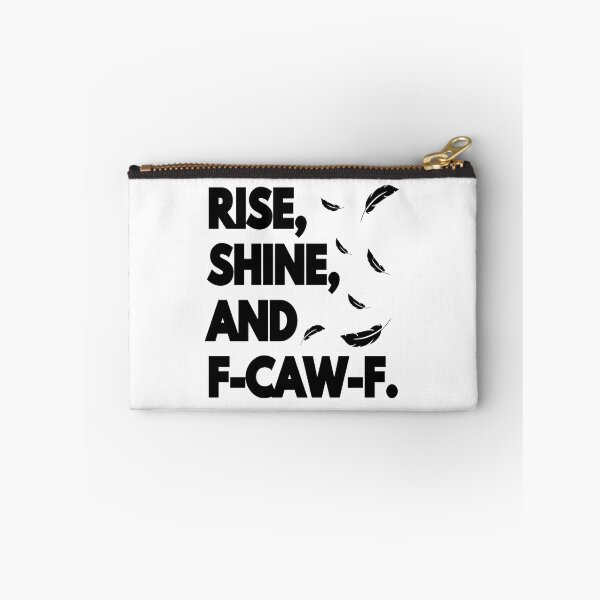 Item preview, 3 Rise Shine And Fcawf Funny Cursing Cussing Bird Adult Humor Long Sleeve T-Shirt designed and sold by merlinnears.