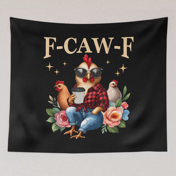 Item preview, Funny Fcawf Cursing Cussing Chicken Hen Bird Adult Humor designed and sold by merlinnears.