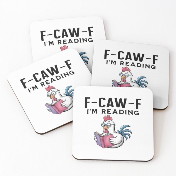 Item preview, Fcawf I'M Reading Cursing Cussin Chicken Bird Adult Humor designed and sold by merlinnears.