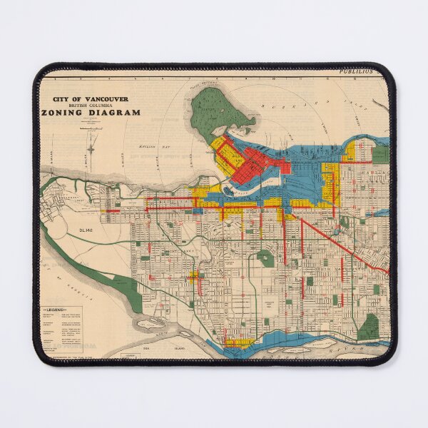 Item preview, City of Vancouver, British Columbia : zoning diagram (1931) designed and sold by FOVCA.