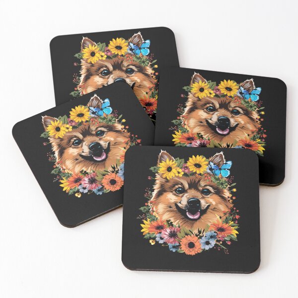 Item preview, Funny German Spitz Floral Colorful Mom Dad Kids designed and sold by rafaeltto.