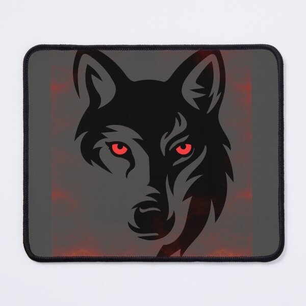 Item preview, Wolf Face Surrounded by Red Flames designed and sold by AkaalPrints.