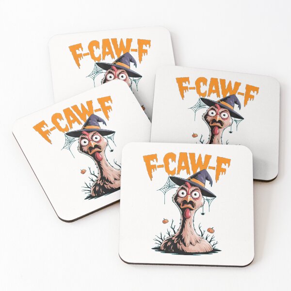 Item preview, Funny F-Caw-F Chicken Fcawf Chicken Halloween Spooky  designed and sold by merlinnears.