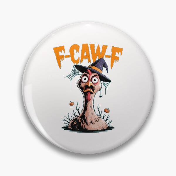 Item preview, Funny F-Caw-F Chicken Fcawf Chicken Halloween Spooky  designed and sold by merlinnears.