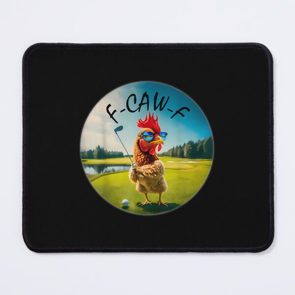 Item preview, Funny Adult F-Caw-F Golf Rooster Bird Humor Chicken Fcawf designed and sold by merlinnears.