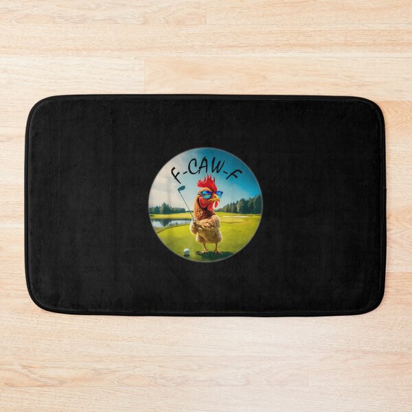 Item preview, Funny Adult F-Caw-F Golf Rooster Bird Humor Chicken Fcawf designed and sold by merlinnears.