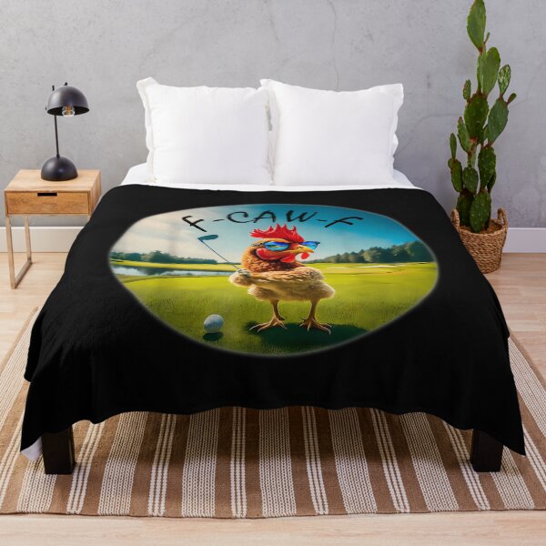 Item preview, Funny Adult F-Caw-F Golf Rooster Bird Humor Chicken Fcawf designed and sold by merlinnears.