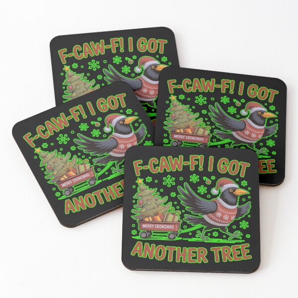 Item preview, F Caw F Black Bird Christmas  designed and sold by WoodburyLake.
