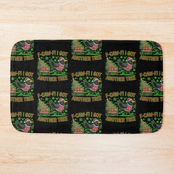Item preview, F Caw F Pájaro negro Navidad designed and sold by WoodburyLake.