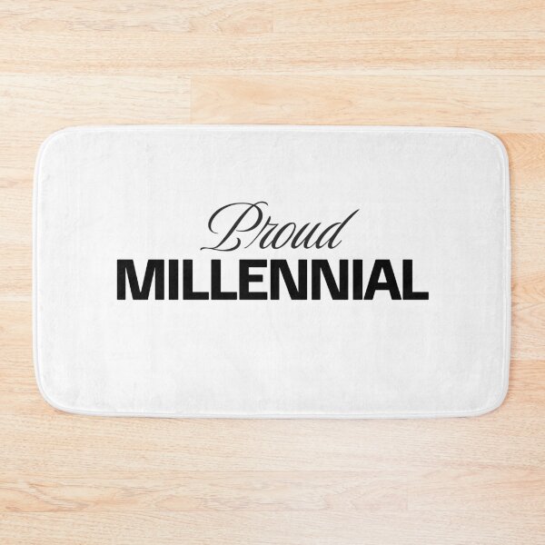 Item preview, Proud Millennial in Black designed and sold by xxroseate.