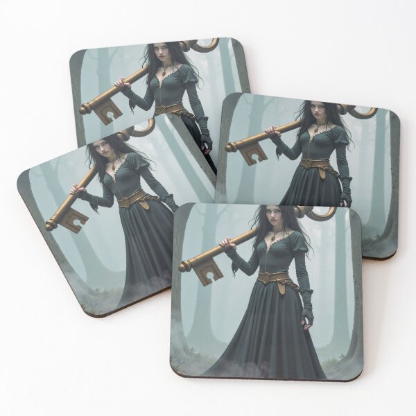 Item preview, Demon Girl in the forest with key designed and sold by CathryneDelamort.