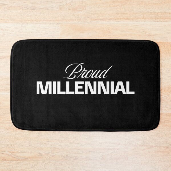 Item preview, Proud Millennial in White designed and sold by xxroseate.