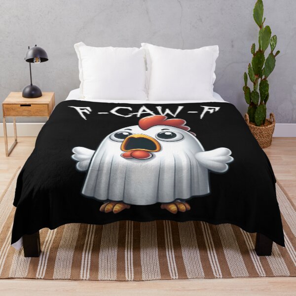 Item preview, F-Caw-F Funny Chicken Scream Halloween Ghost designed and sold by merlinnears.