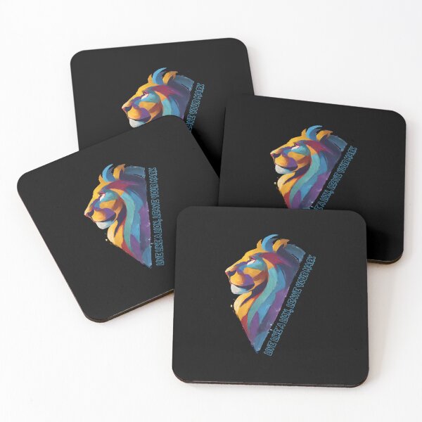Item preview, Live Like a Lion – Bold Motivational Animal Art for Courage & Impact designed and sold by Psycho-Crazy.