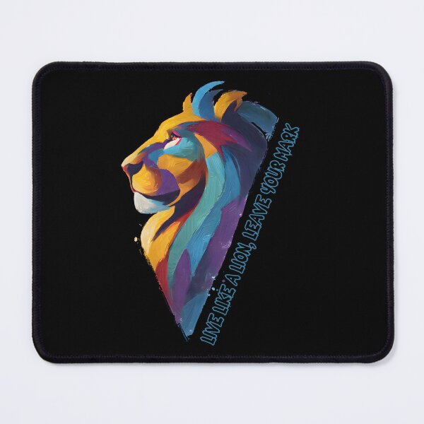 Item preview, Live Like a Lion – Bold Motivational Animal Art for Courage & Impact designed and sold by Psycho-Crazy.