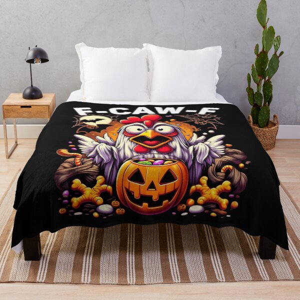 Item preview, F-Caw-F Funny Chicken Scream Halloween Ghost designed and sold by merlinnears.