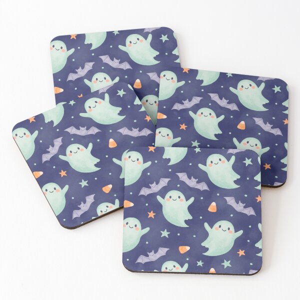 Item preview, Pastel Ghosts – Cute Halloween Pattern designed and sold by skysshobu.