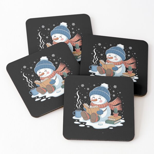 Item preview, Snowman Reading Book Lovers Christmas Bookworm Librarian designed and sold by Idarmotar.