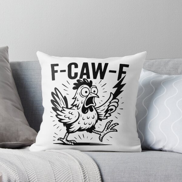 Item preview, Funny F-Caw-F Rooster Chicken Pun Meme Viral Humor Quote  designed and sold by merlinnears.