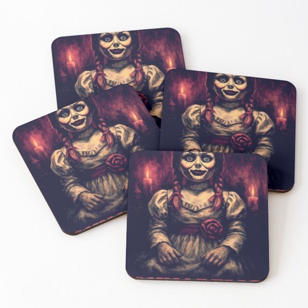 Item preview, Creepy Annabelle Poster – Halloween Horror Art designed and sold by Art's Diner.
