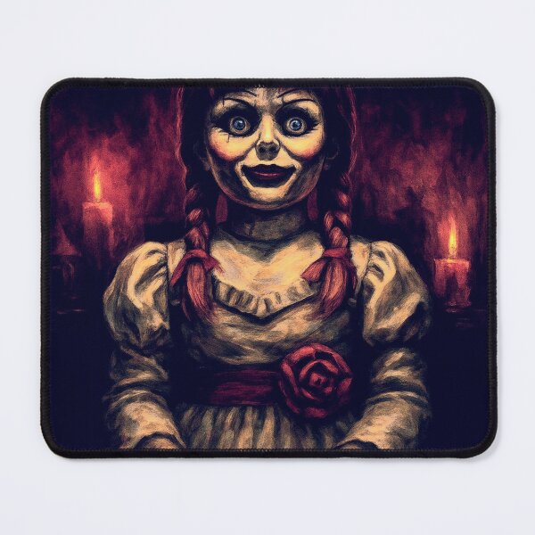 Item preview, Creepy Annabelle Poster – Halloween Horror Art designed and sold by Art's Diner.