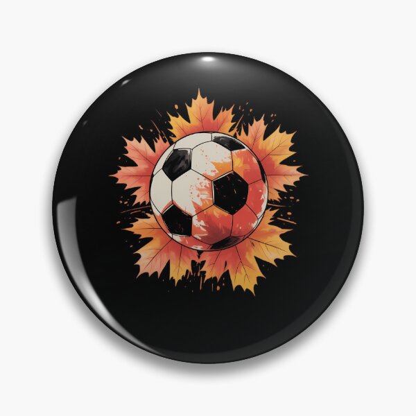 Artikelvorschau, Soccer Ball Fall Leaves Thanksgiving Day Sport Men Boys Kids entworfen und verkauft von Idarmotar.