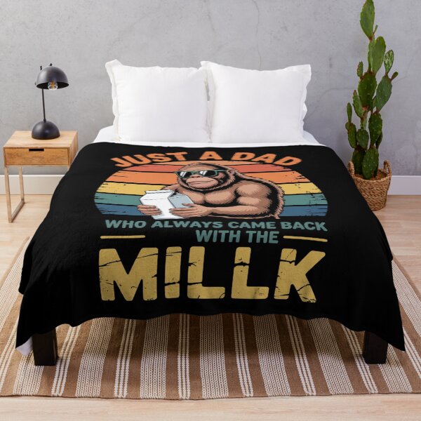 Item preview, Just a Dad Who Always Came Back with the Milk - Funny Gorilla Dad Design designed and sold by Gogetgiggles.