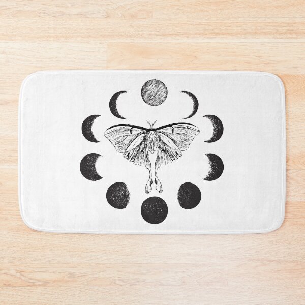 Item preview, Moth in Moon Design designed and sold by illicitcowboy.