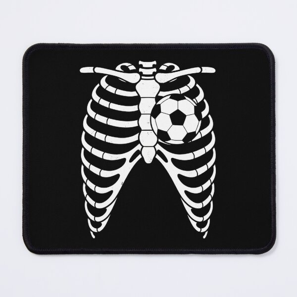 Item preview, Soccer Heart Skeleton Ribs X-Ray Sport Halloween designed and sold by Idarmotar.