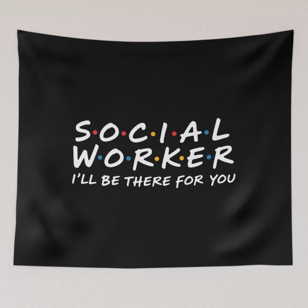 Artikelvorschau, Social Worker I'll Be There For You Christmas entworfen und verkauft von Idarmotar.