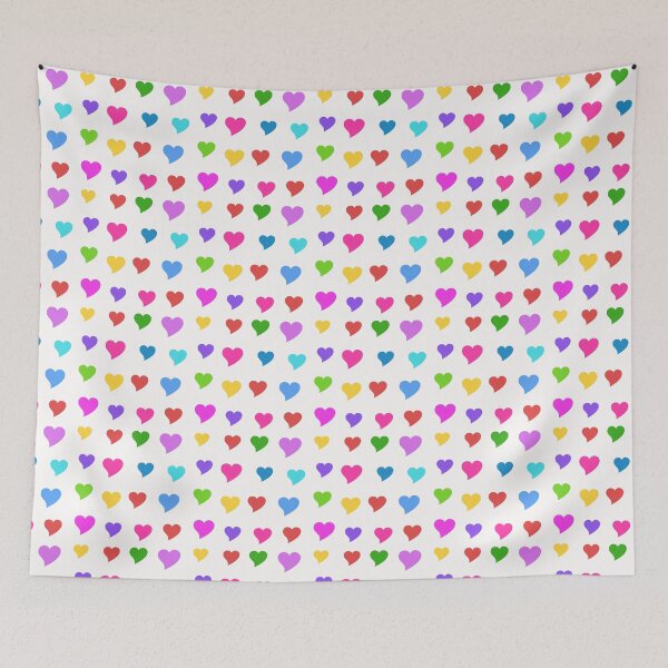 Item preview, Vibrant Colorful Hearts Pattern designed and sold by WD-Artist.
