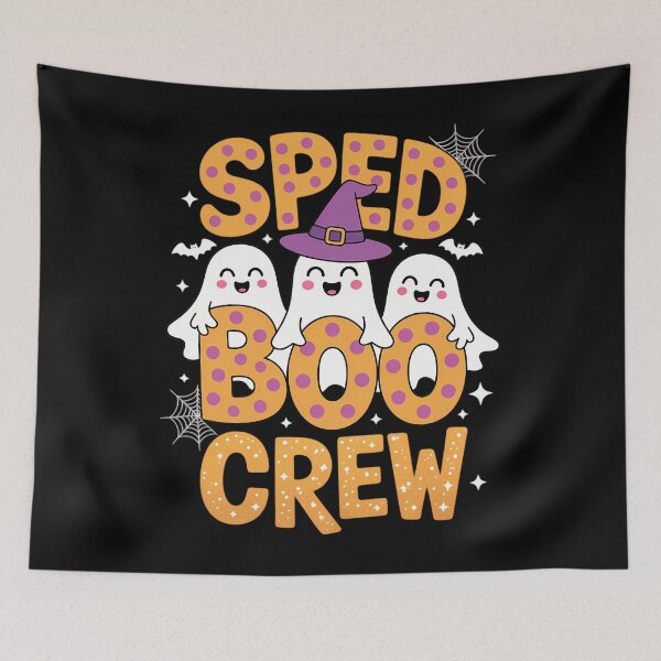 Item preview, SPED Boo Crew Halloween Speech Therapy shirt SPED Halloween designed and sold by Idarmotar.