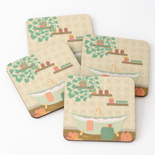 Item preview, Autumn Bath Retreat designed and sold by MarcyBrennanArt.